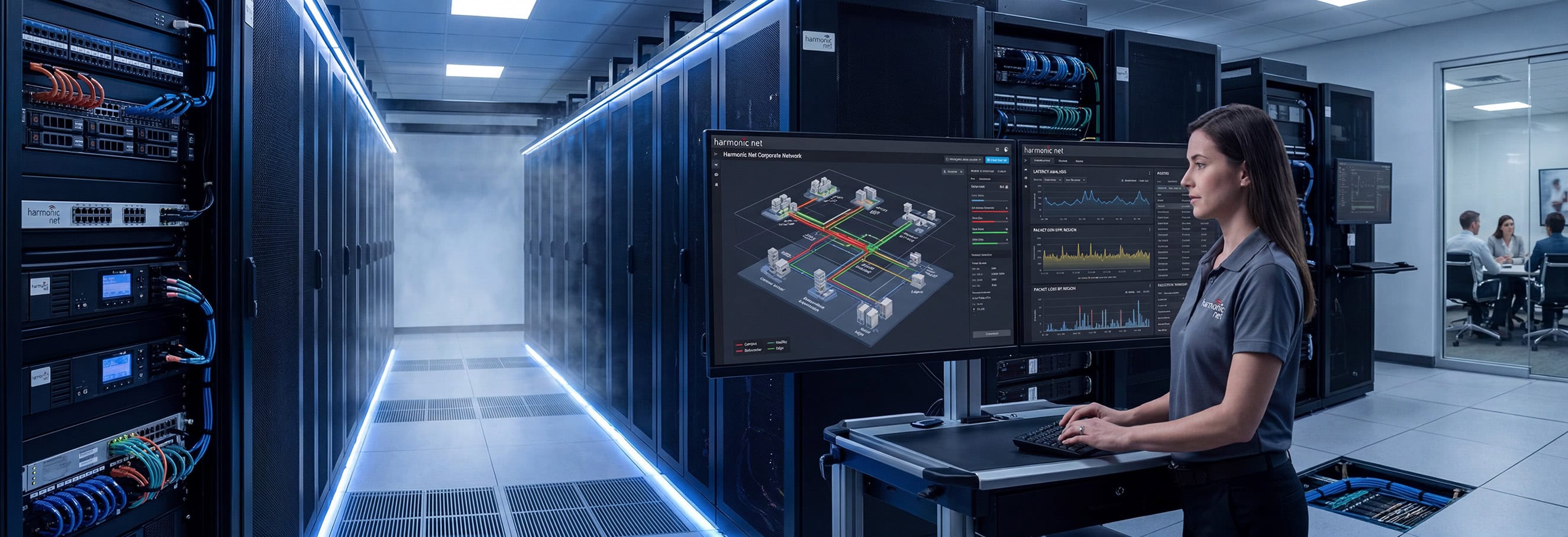 Infrastruktur und Netzwerk Beratung für Unternehmen im Allgäu mit Serverraum und Netzwerktopologie